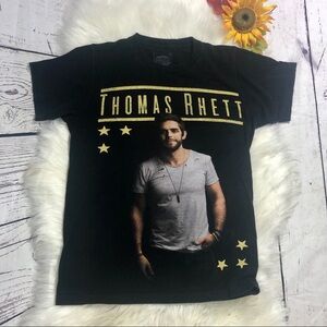 Thomas Rhett band Tee Black Small